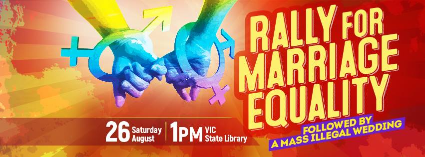 IT'S TIME AUSTRALIA!  (Melbourne Rally August 26th).